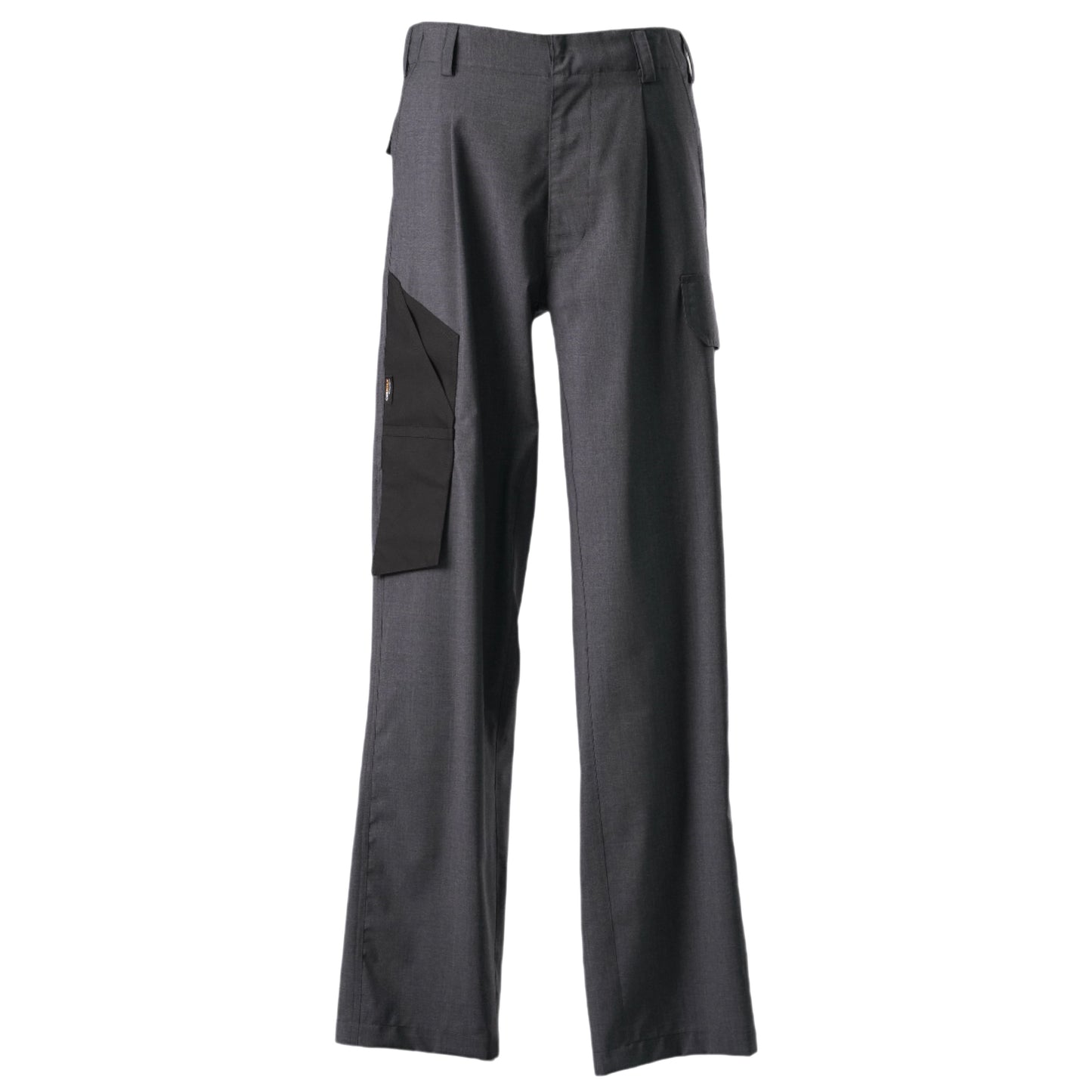 CARGO SUIT TROUSER WITH CORDURA KNIFE POCKET / GREY/BLACK