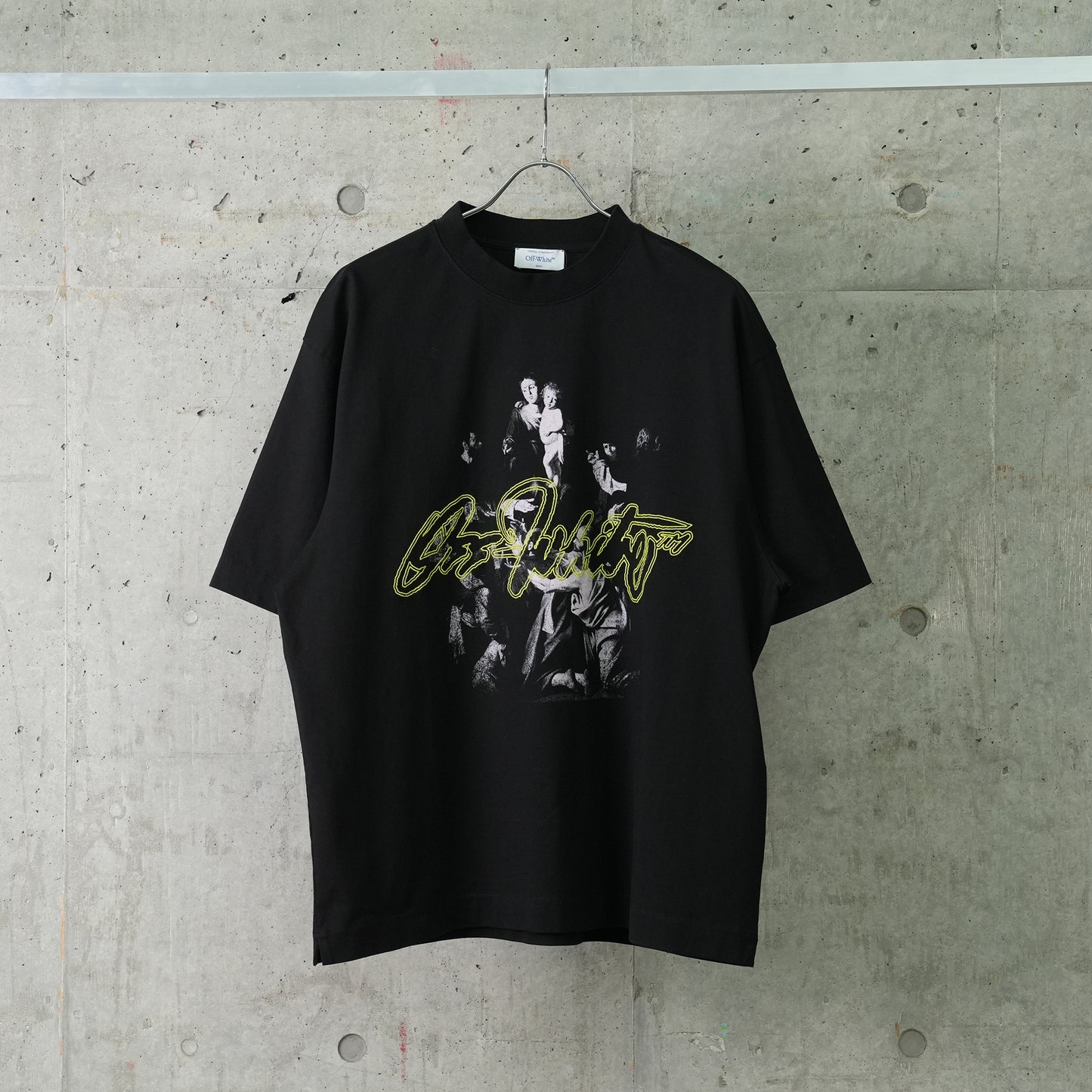 SCRIPT MARY SKATE S/S TEE / 1084:BLACK MULTICOLOR