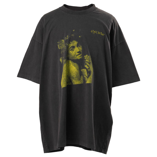 BLURRED BACCHUS OVER S/S TEE / 1065:BLACK/YELLOW