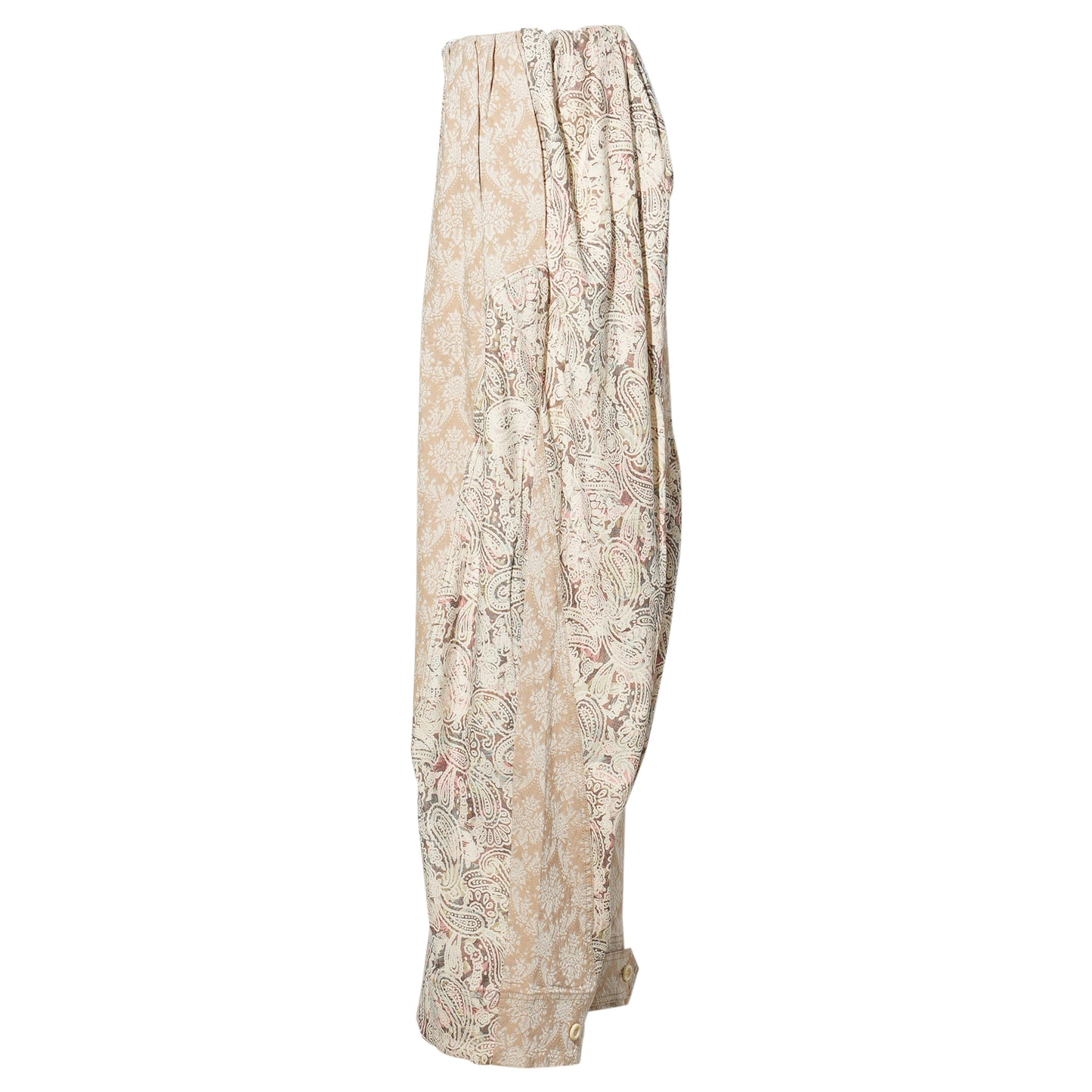 PAISLEY FULL GATHER PANTS / BEIGE
