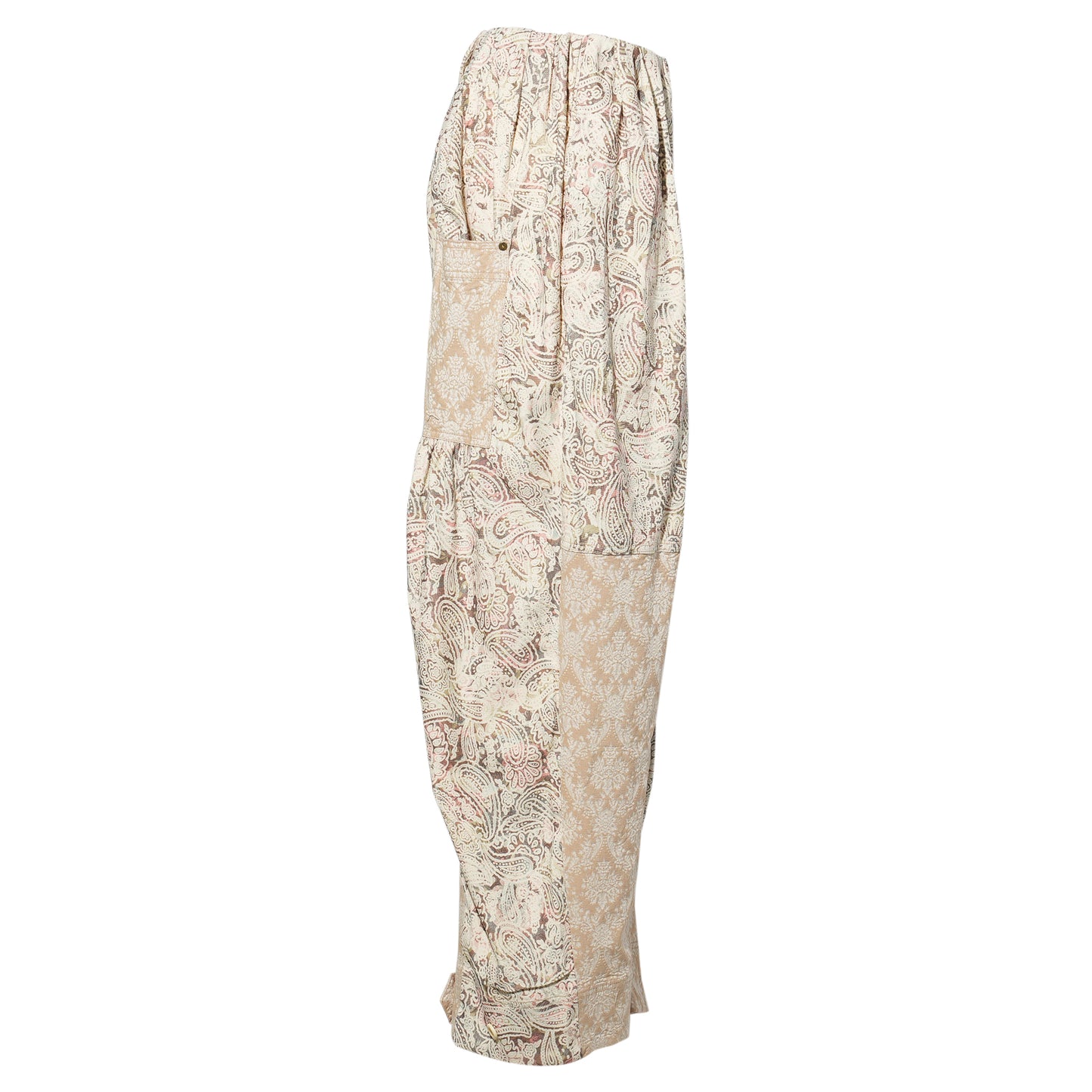 PAISLEY FULL GATHER PANTS / BEIGE