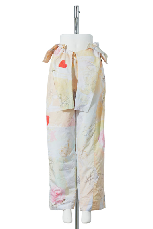 GRAPHIC WRAP PADDED PANTS / MULTI