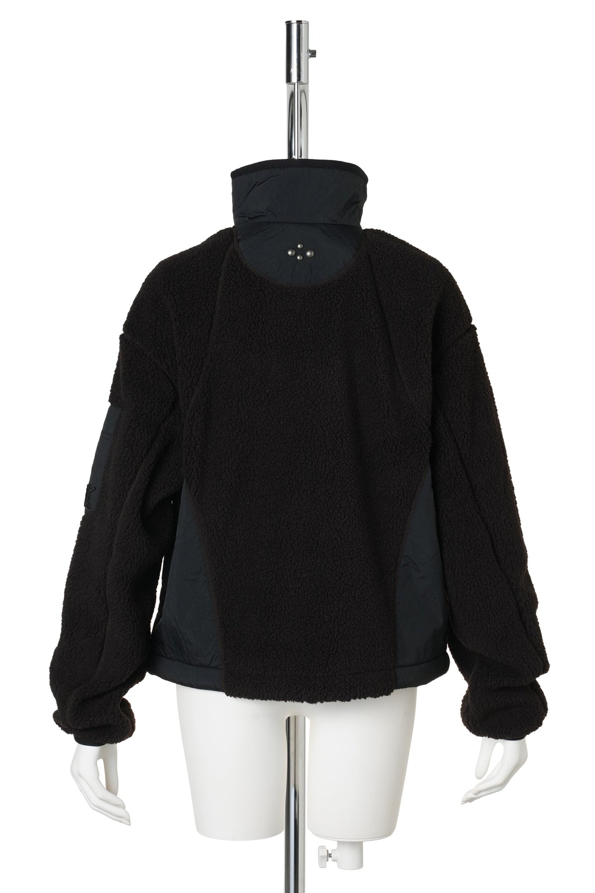 OPEN YY x HELINOX STUD FLEECE ZIP UP / DARK BROWN