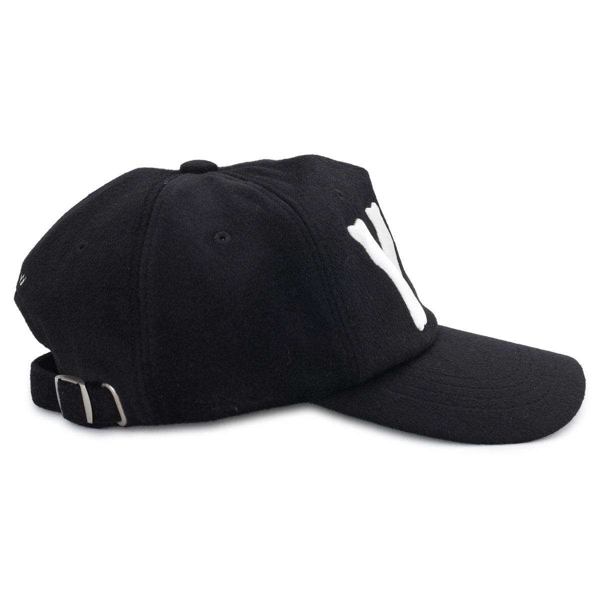 YY WOOL HEART BONE BALL CAP / BLACK