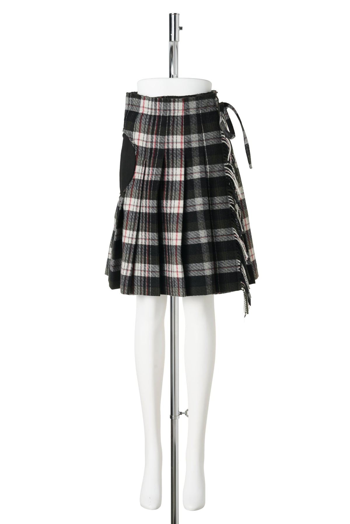 FRINGED WRAP SKIRT / MULTI
