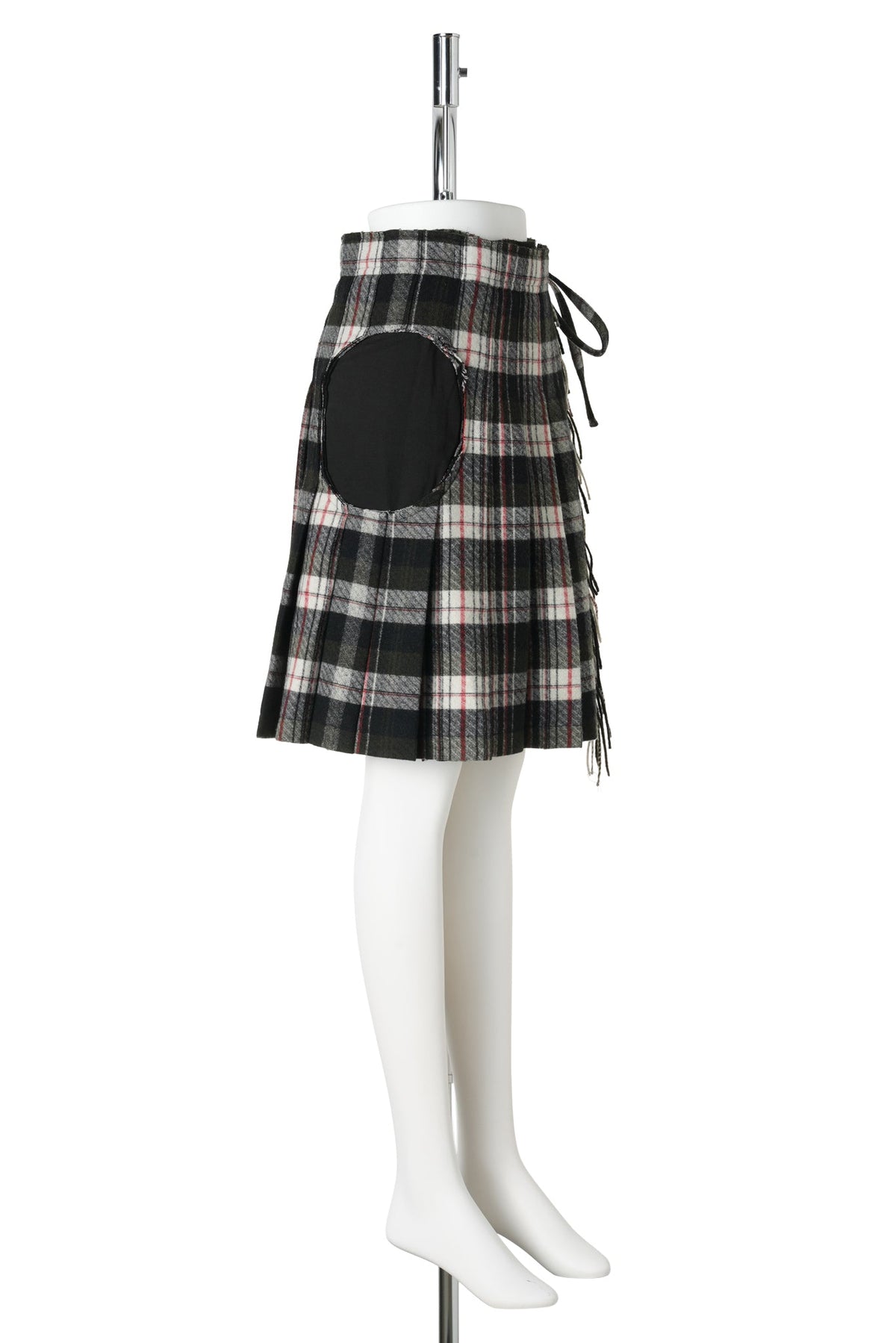 FRINGED WRAP SKIRT / MULTI