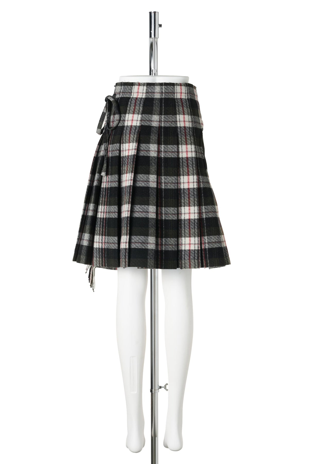 FRINGED WRAP SKIRT / MULTI