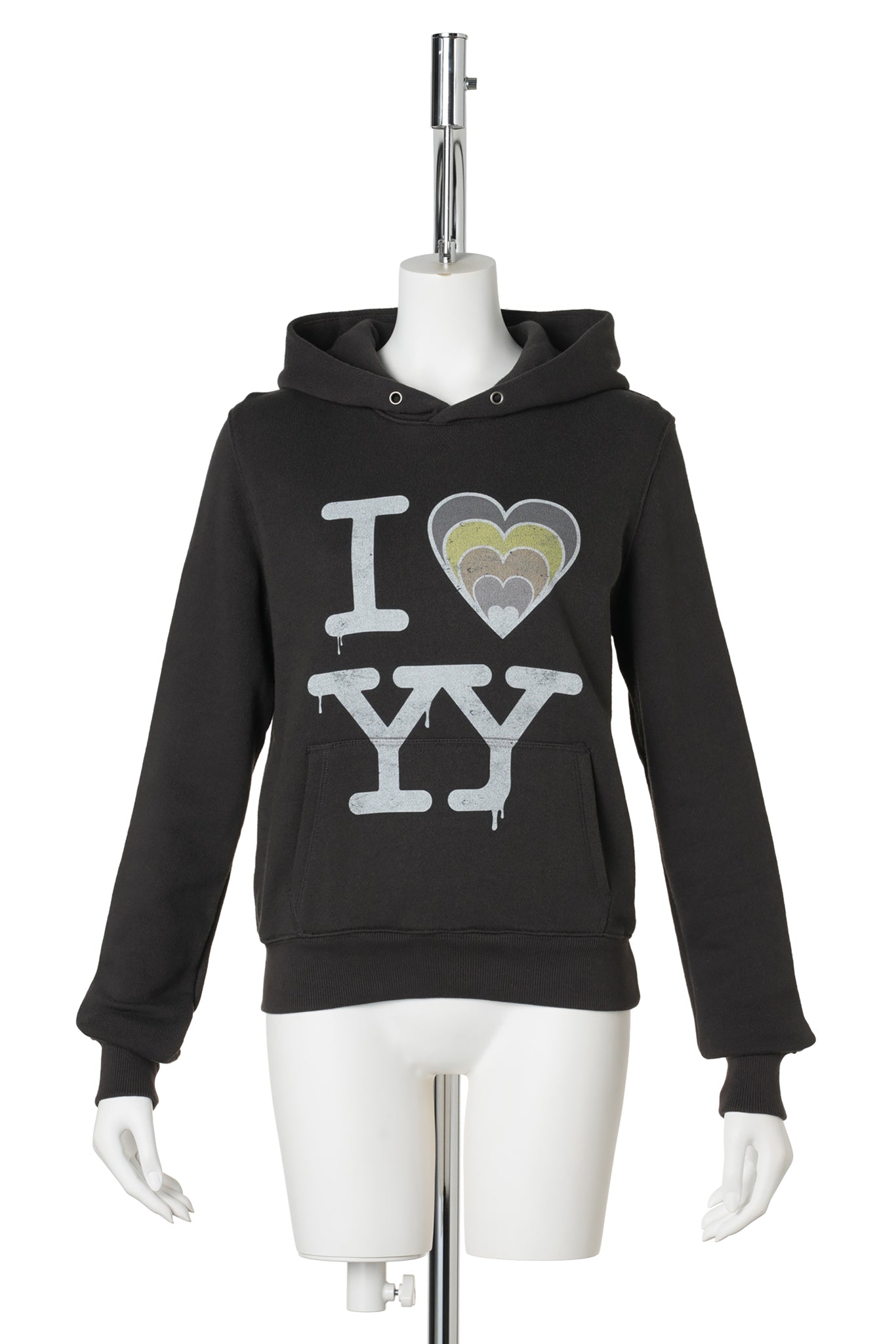 I LOVE YY FIT HOODIE / CHARCOAL