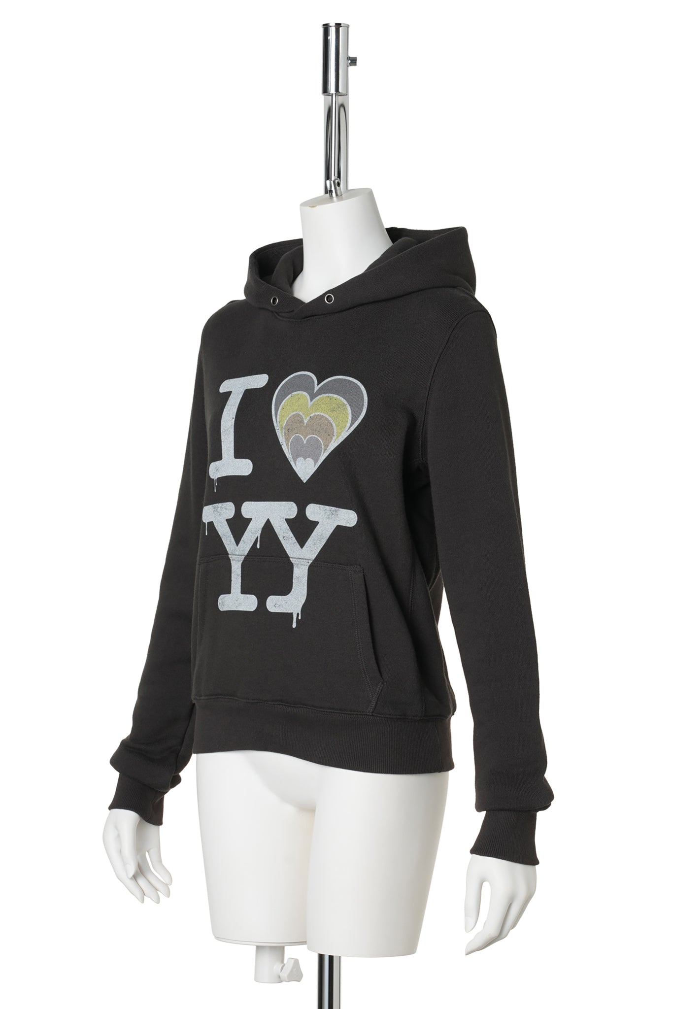I LOVE YY FIT HOODIE / CHARCOAL