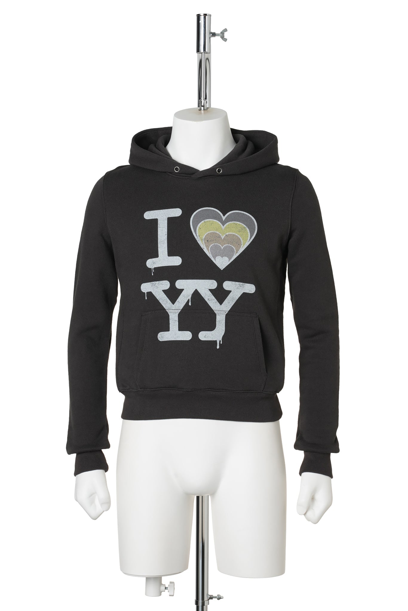 I LOVE YY FIT HOODIE / CHARCOAL