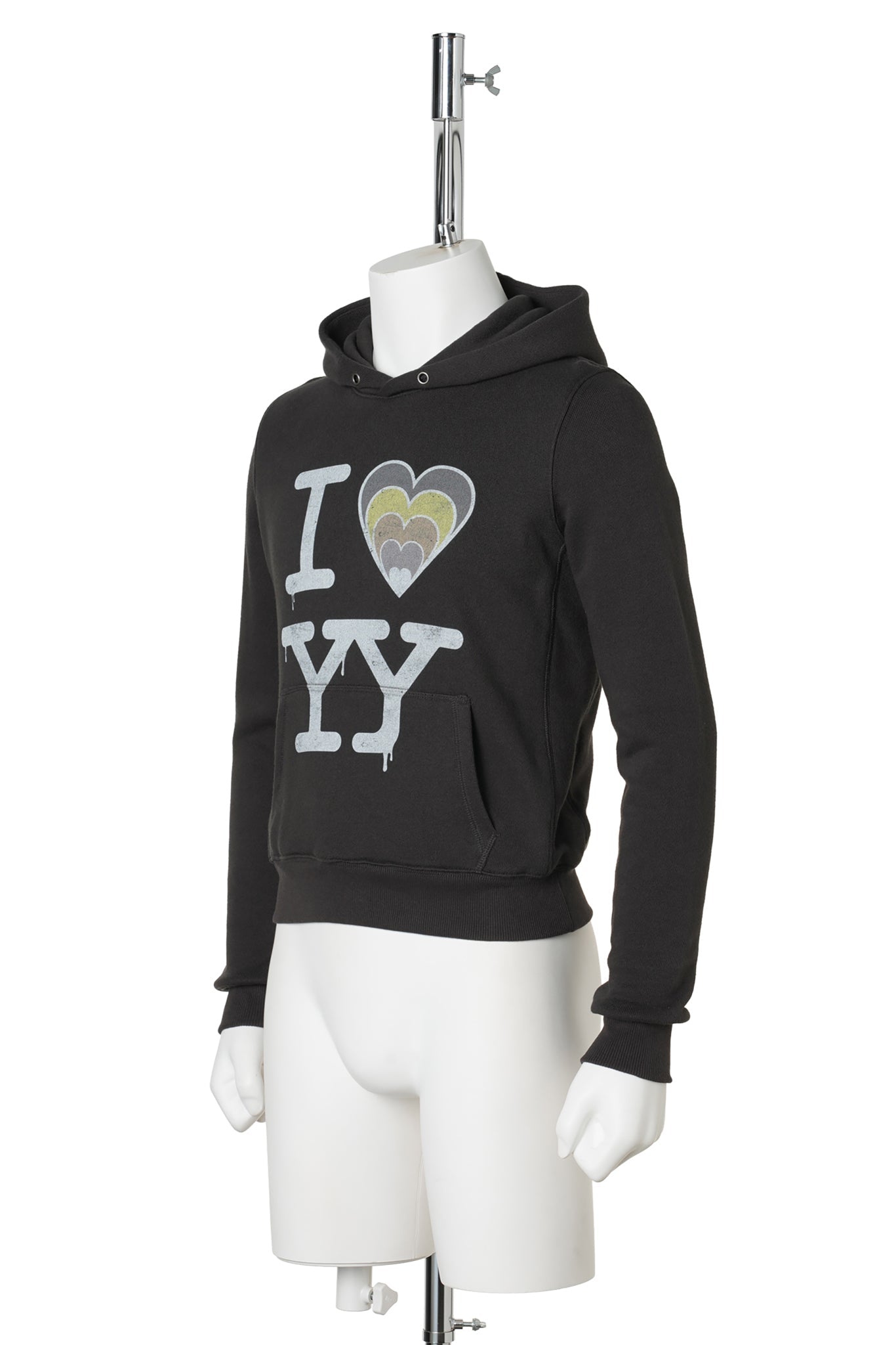 I LOVE YY FIT HOODIE / CHARCOAL
