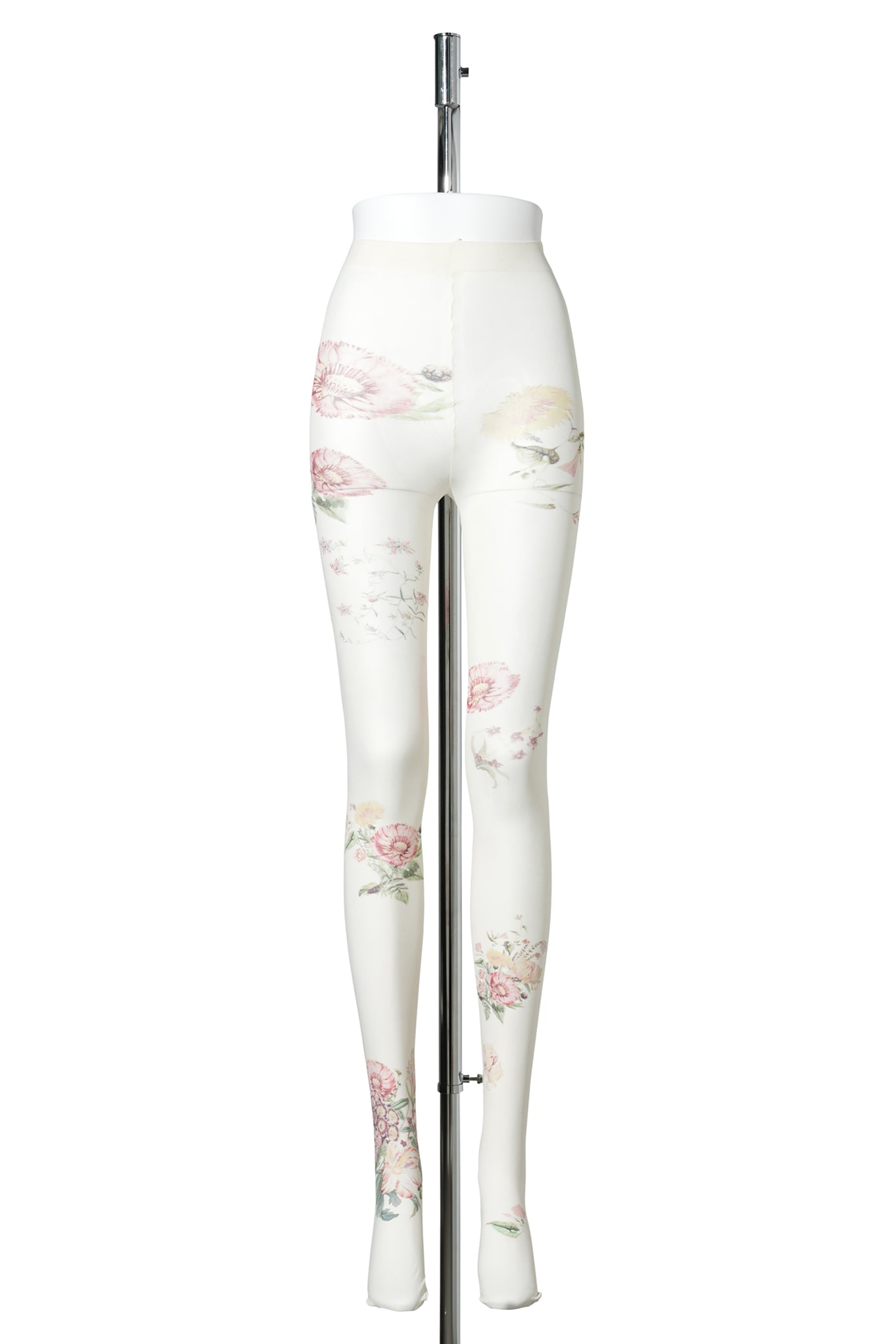 YY FLORAL TIGHTS / IVORY