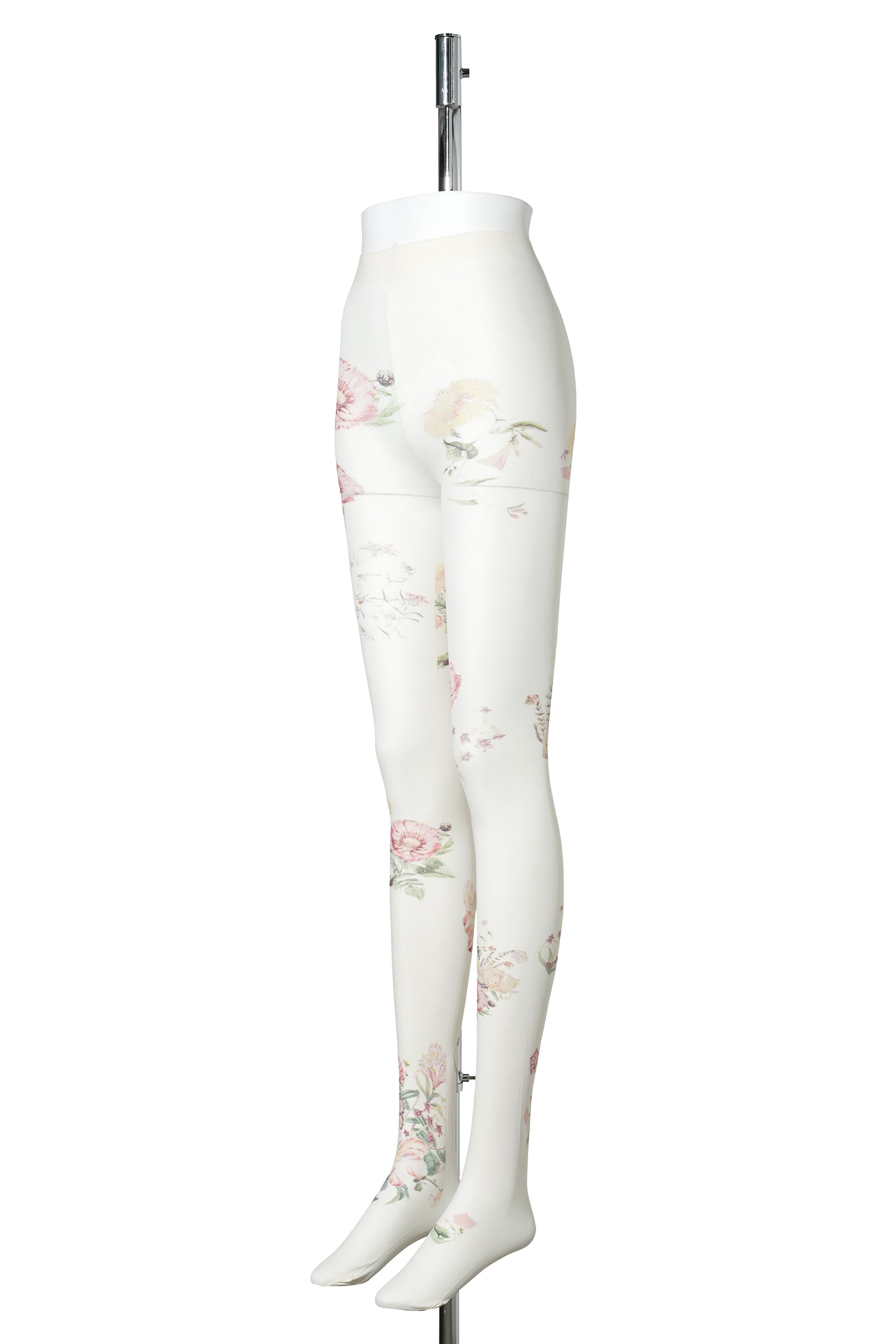 YY FLORAL TIGHTS / IVORY