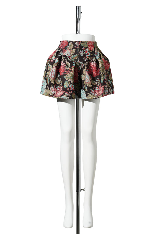 MINI FLORAL WIRE SKIRT / MULTICOLOR