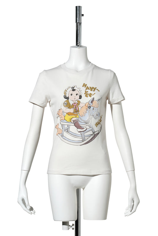 ROCKING BABY TEE / CREAM
