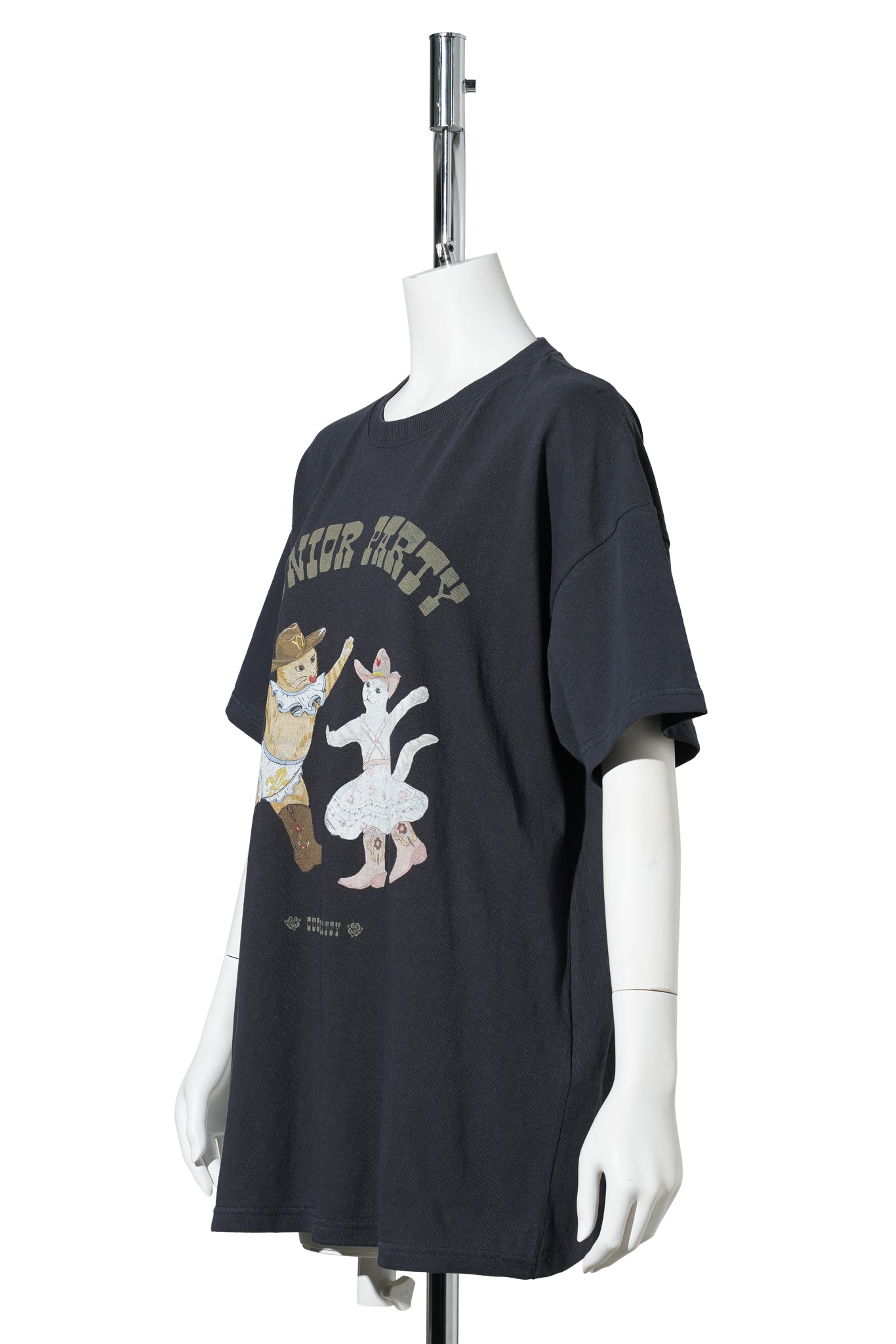 PET CLUB KITTY PARTY TEE / NAVY