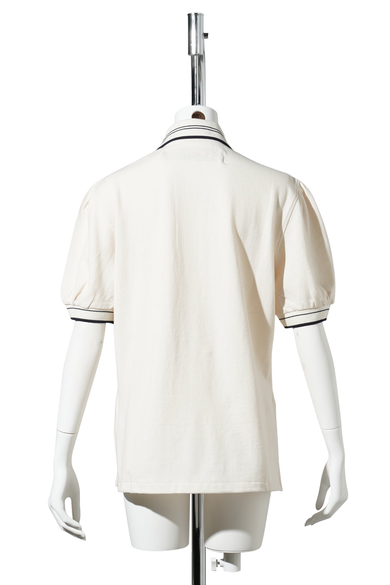PUFFY PIQUÉ POLO / CREAM