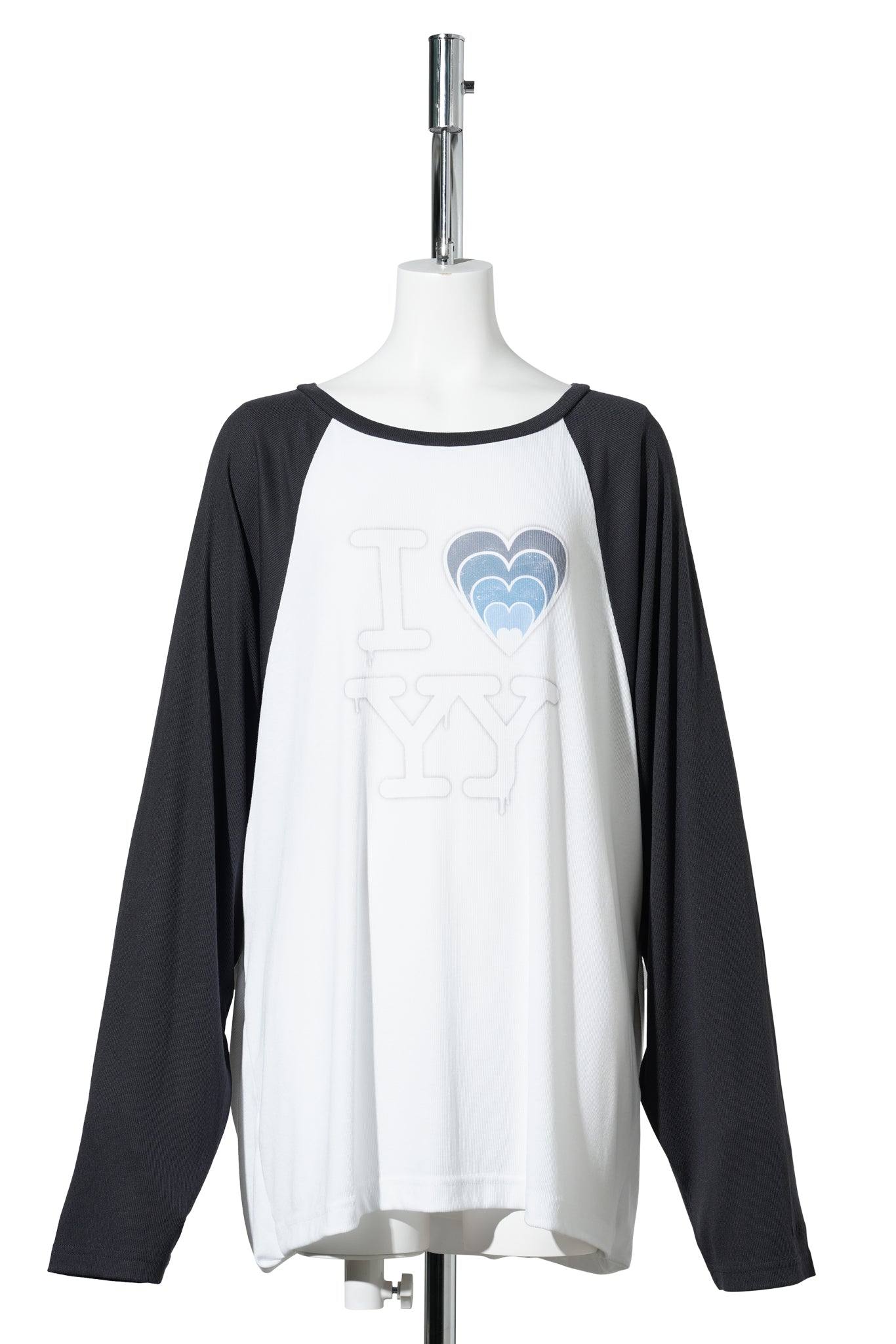 I LOVE YY RAGLAN TEE / BLUE