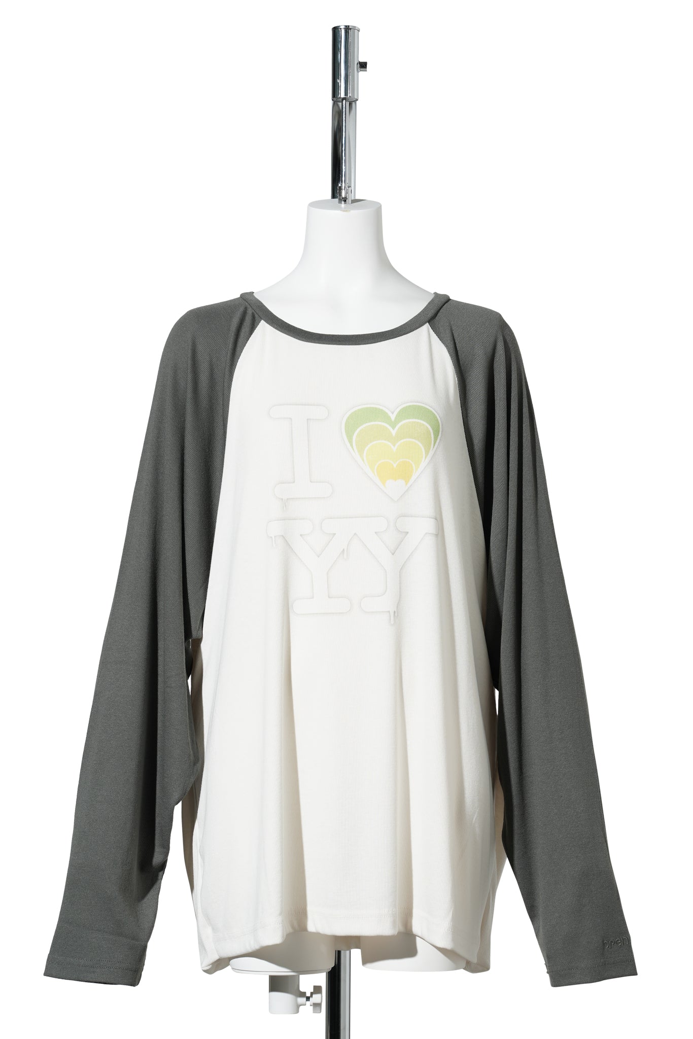 I LOVE YY RAGLAN TEE / GREEN