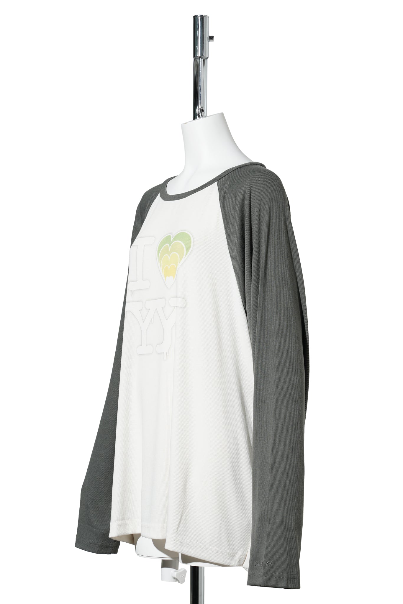 I LOVE YY RAGLAN TEE / GREEN