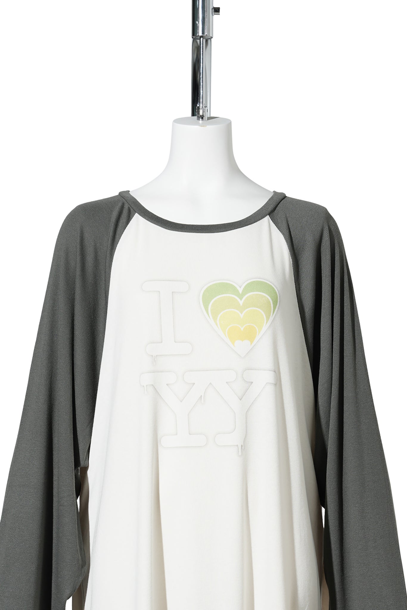 I LOVE YY RAGLAN TEE / GREEN