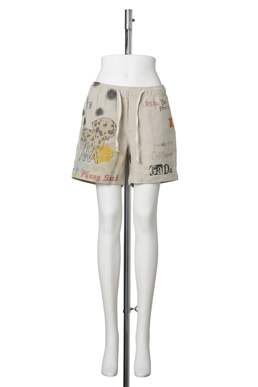 PET CLUB DALMATIAN SHORTS / NATURAL