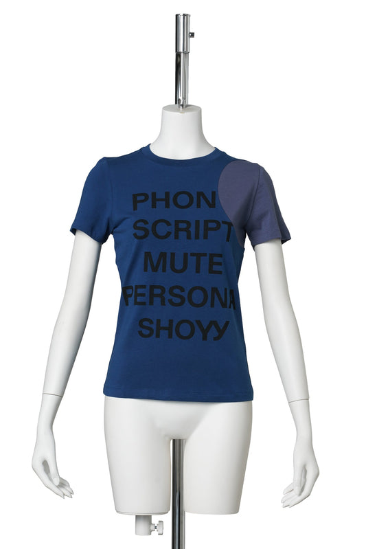 YY DOT TYPO TEE / BLUE