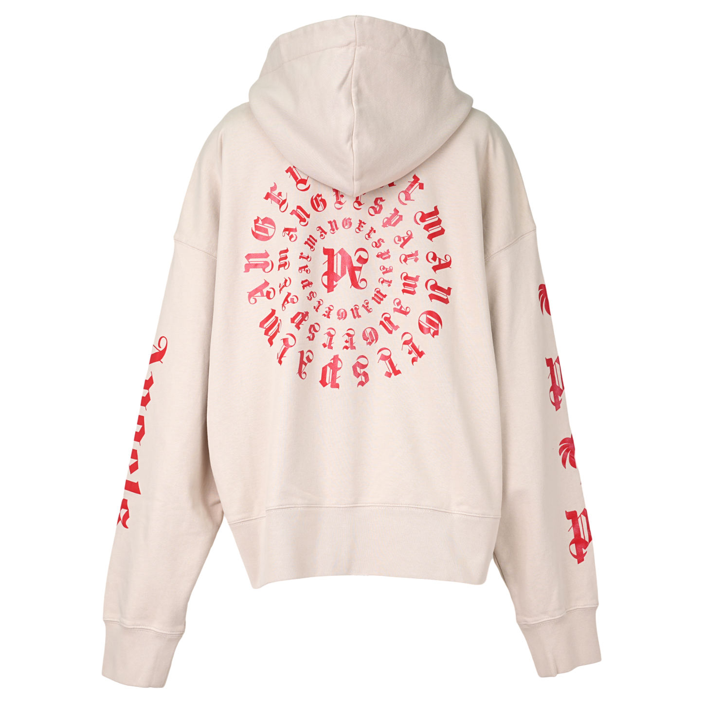 GOTHIC LOGO ZIPPED CREW / 6125:LIGHT BEIGE RED