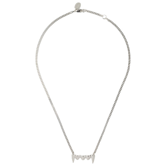 FANGZ NECKLACE WTTC SILVER / SILVER