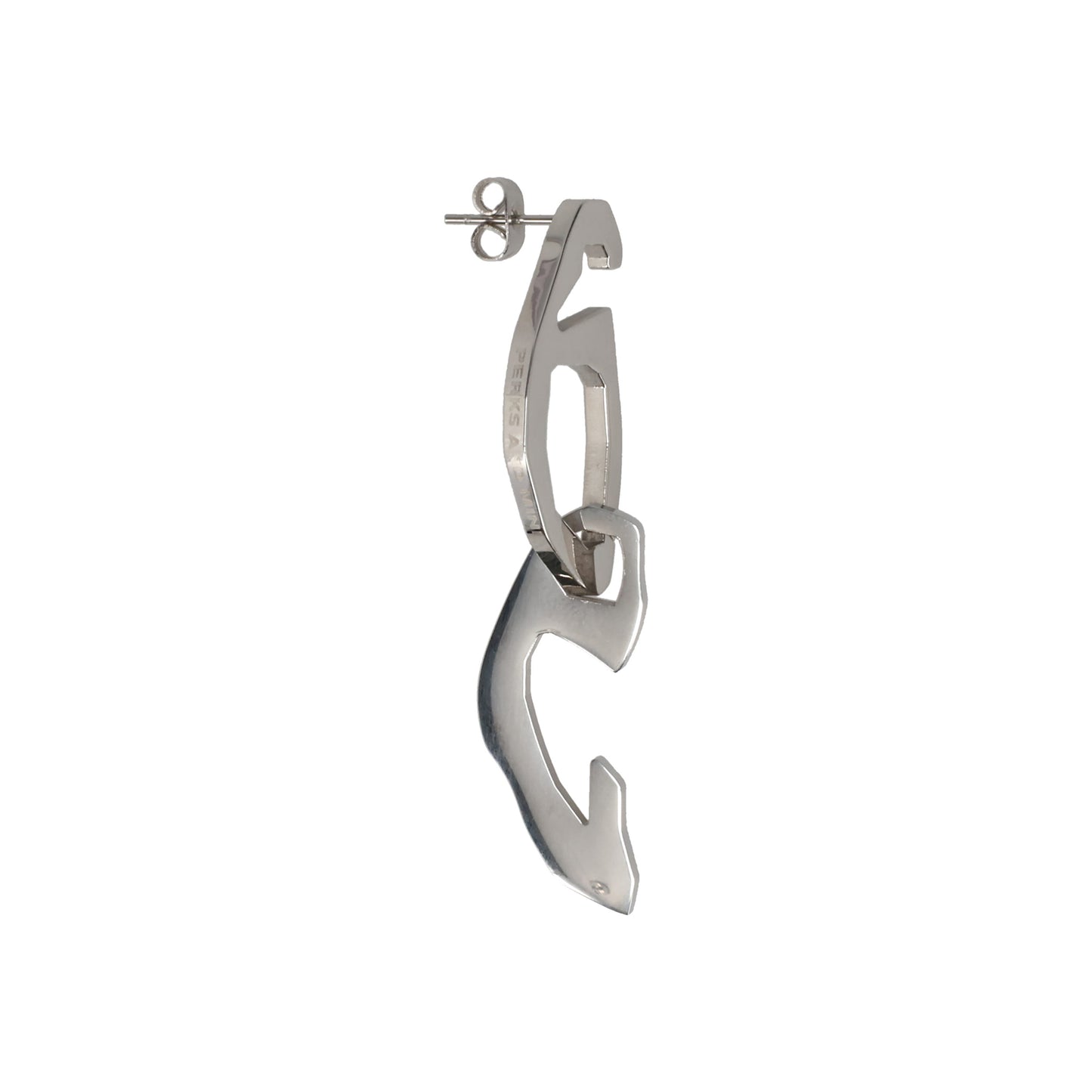 69 EARRING WTTC / STAINLESS STEEL