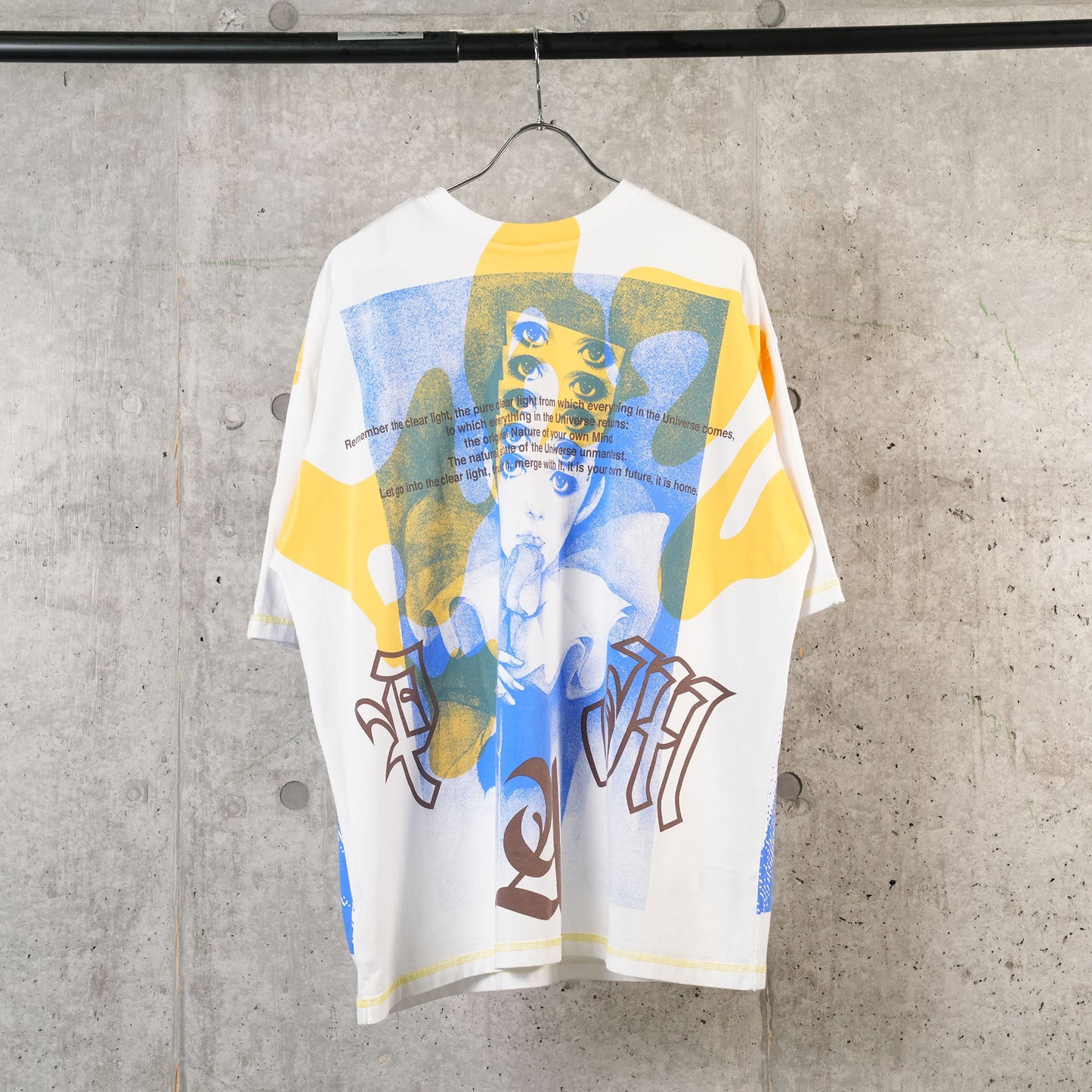 360 OVERSIZED SS TEE WHITE / WHITE