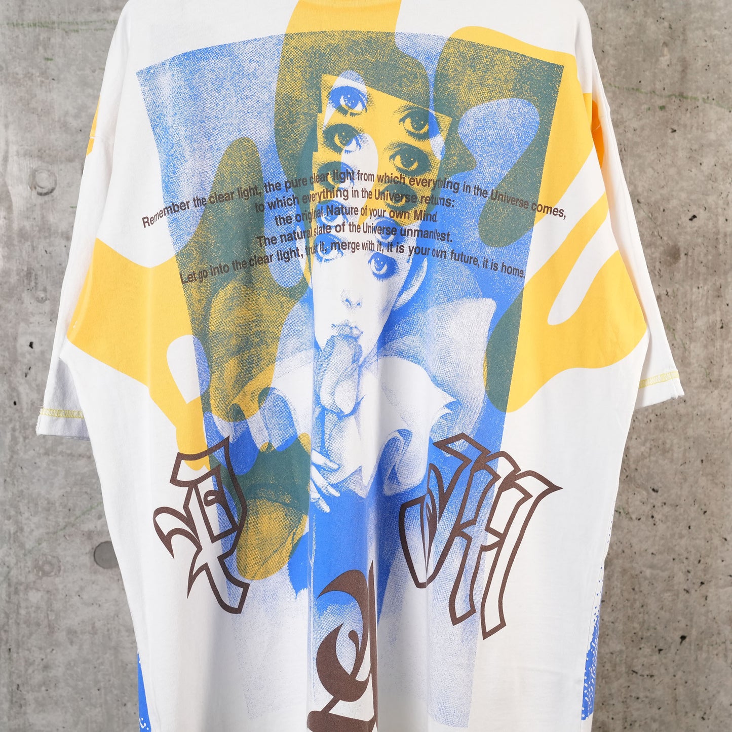 360 OVERSIZED SS TEE WHITE / WHITE