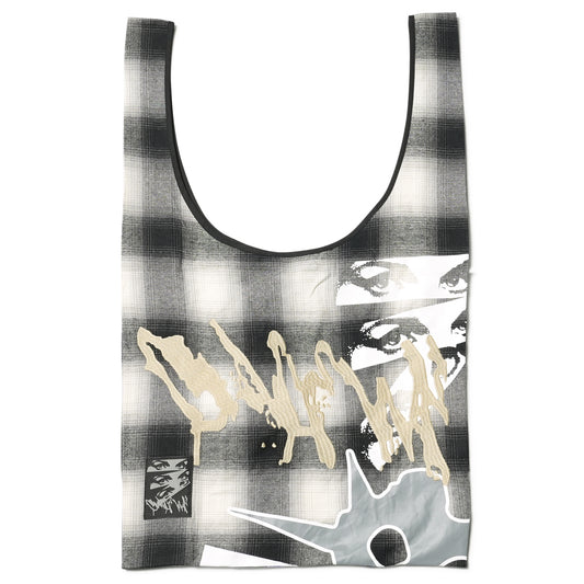 SKETCH TOTE BAG / CHECK