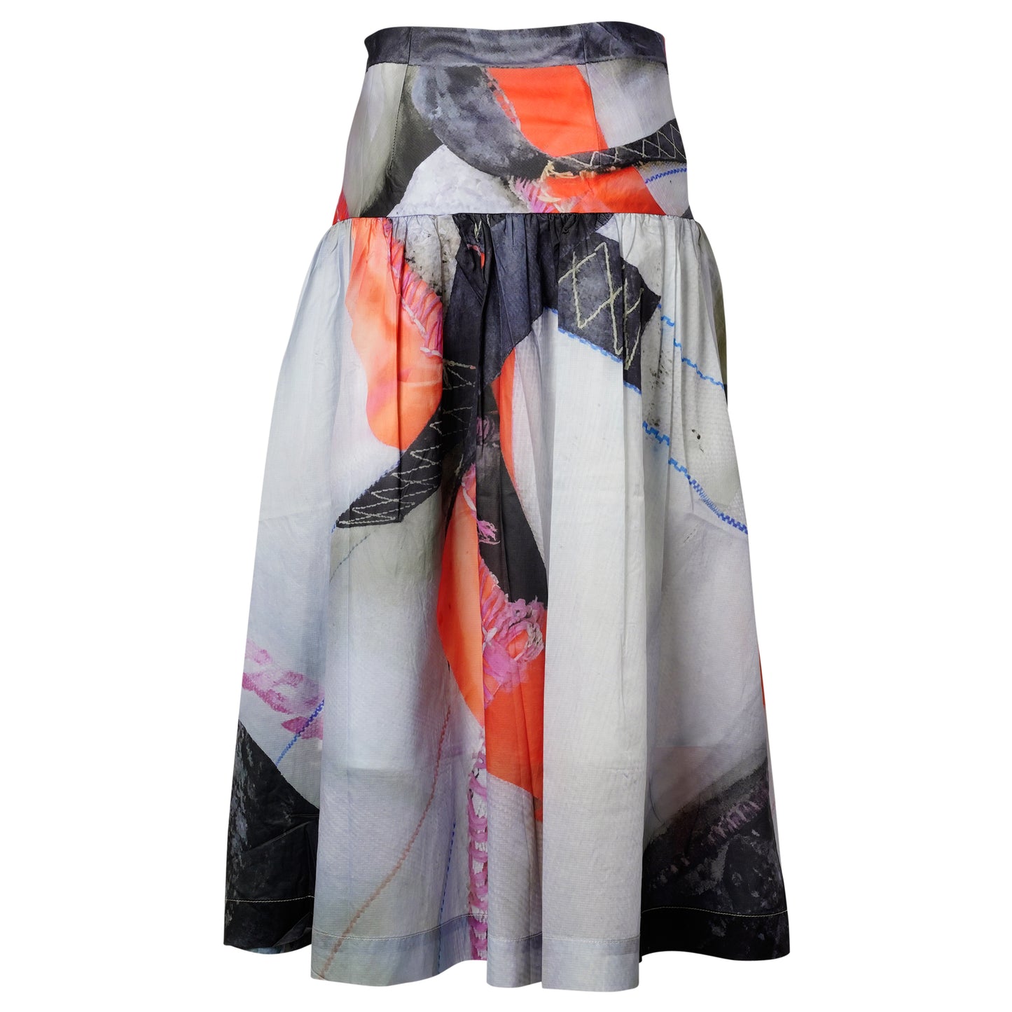 RUE DE LANCRY MAXI SKIRT / AOP