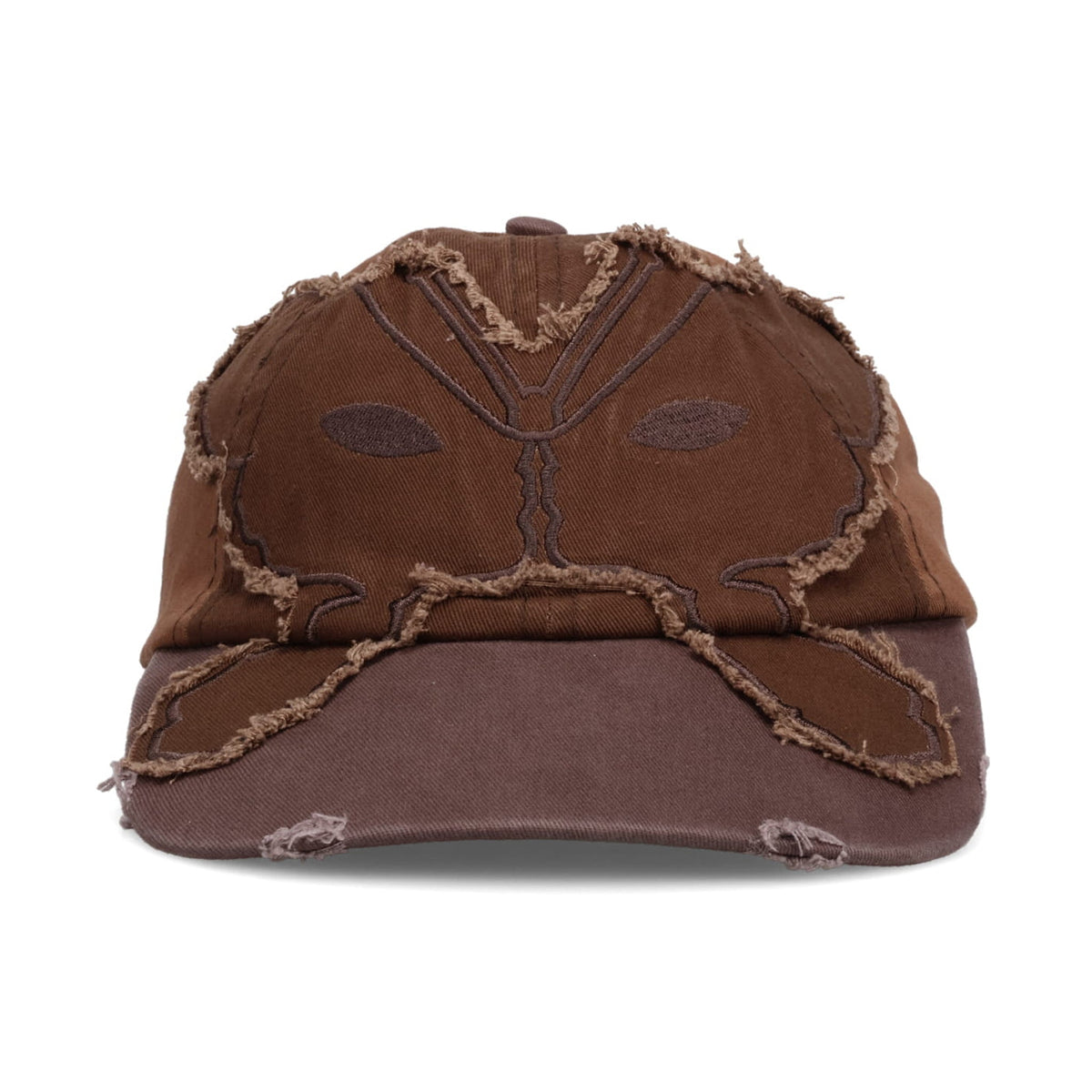 ALIEN BUTTERFLY TONAL BASEBALL CAP / BROWN