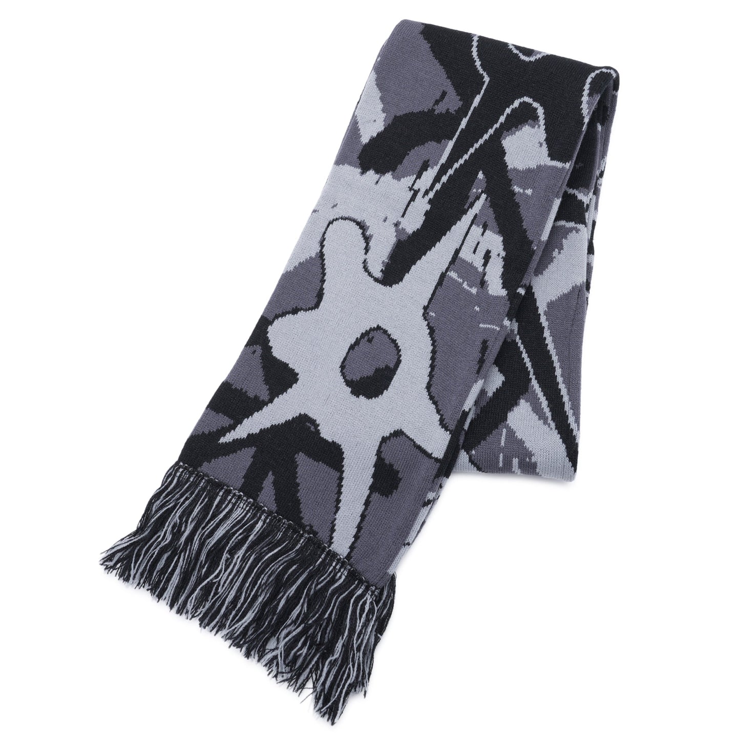 MULTI SHOT URCHIN BONNET SCARF / GREY