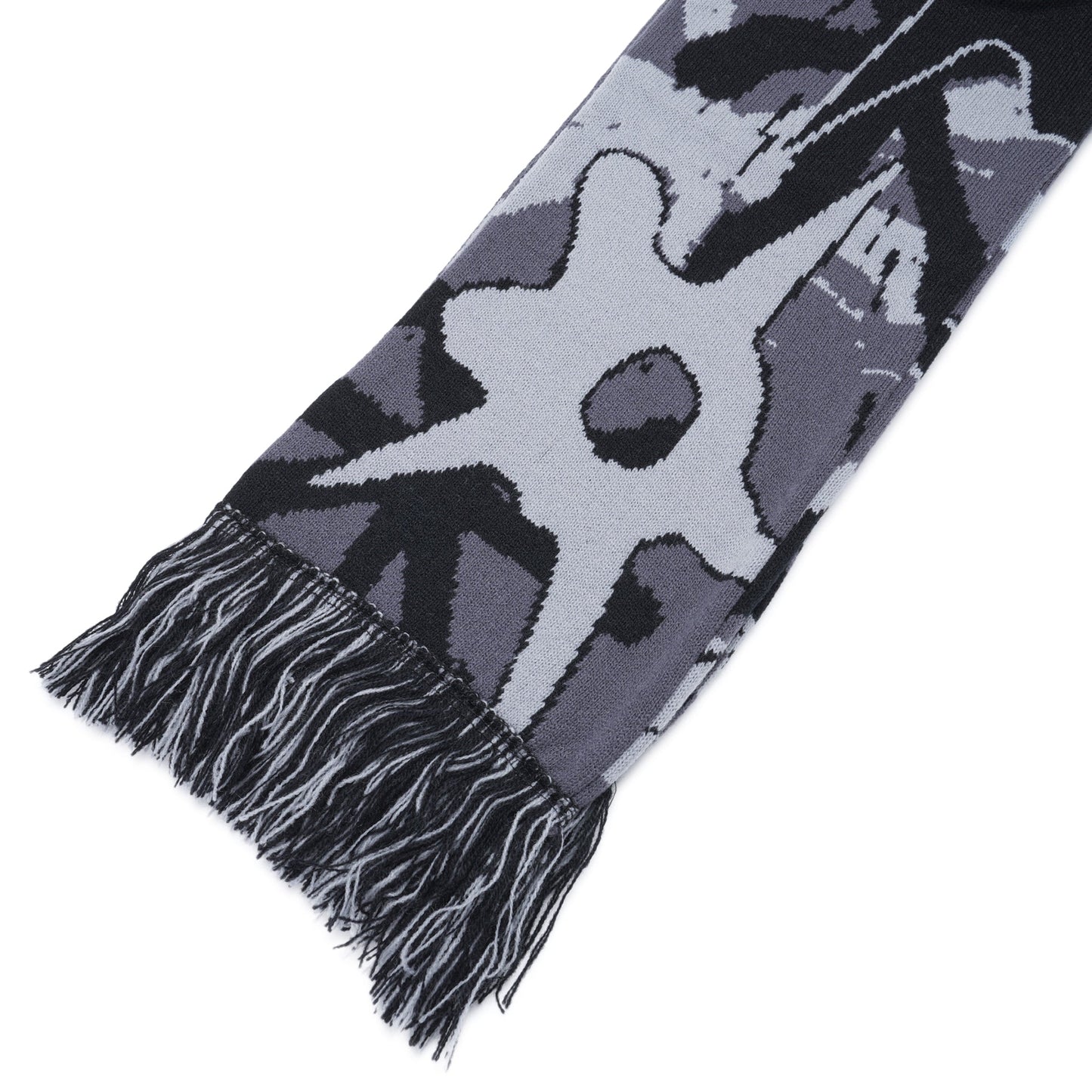 MULTI SHOT URCHIN BONNET SCARF / GREY