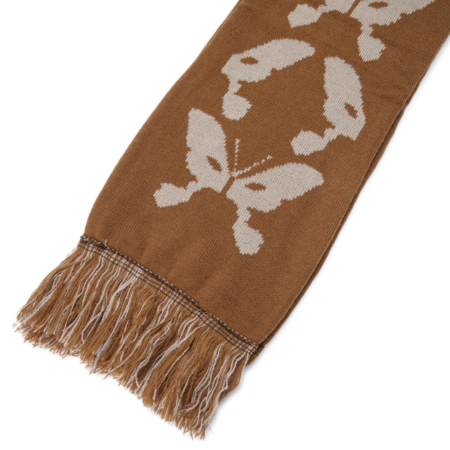 KALEIDOSCOPE BONNET SCARF / BROWN