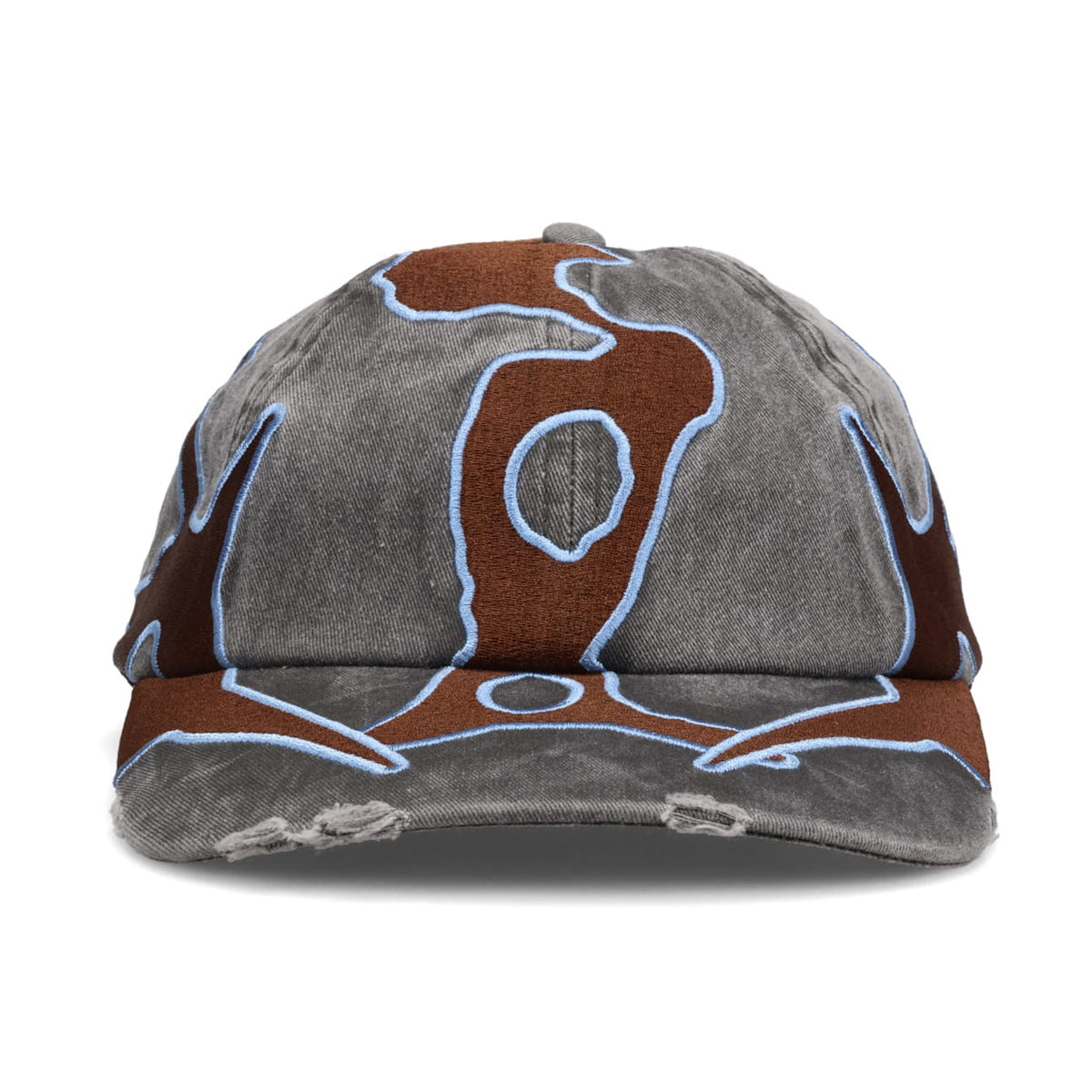 OUTLINE LOGO CAP / BLACK WASH