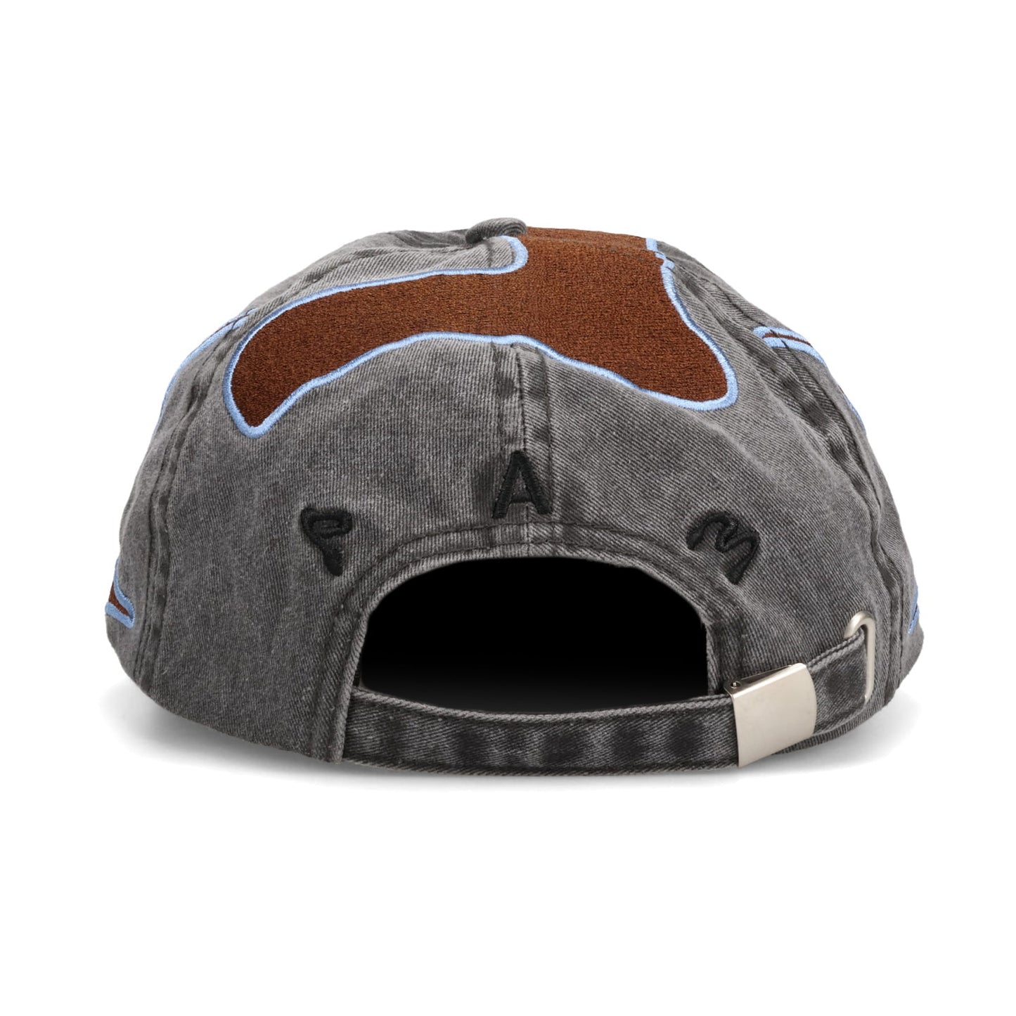 OUTLINE LOGO CAP / BLACK WASH