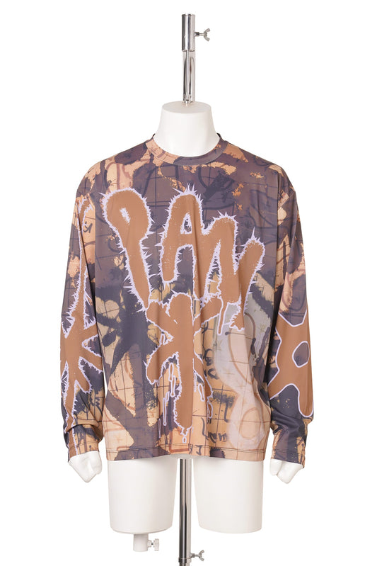 PATINA LS MESH TOP / MULTI
