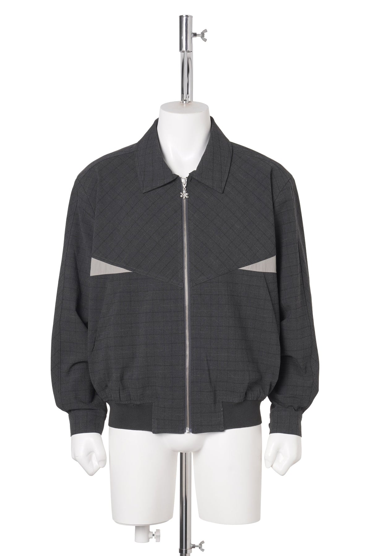 MATTER CLARK COLLARED JACKET / GREY CHECK