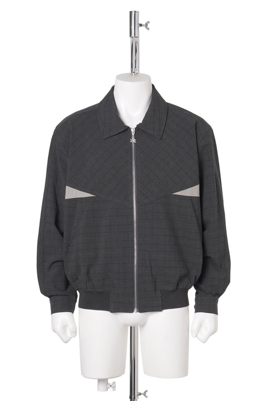MATTER CLARK COLLARED JACKET / GREY CHECK