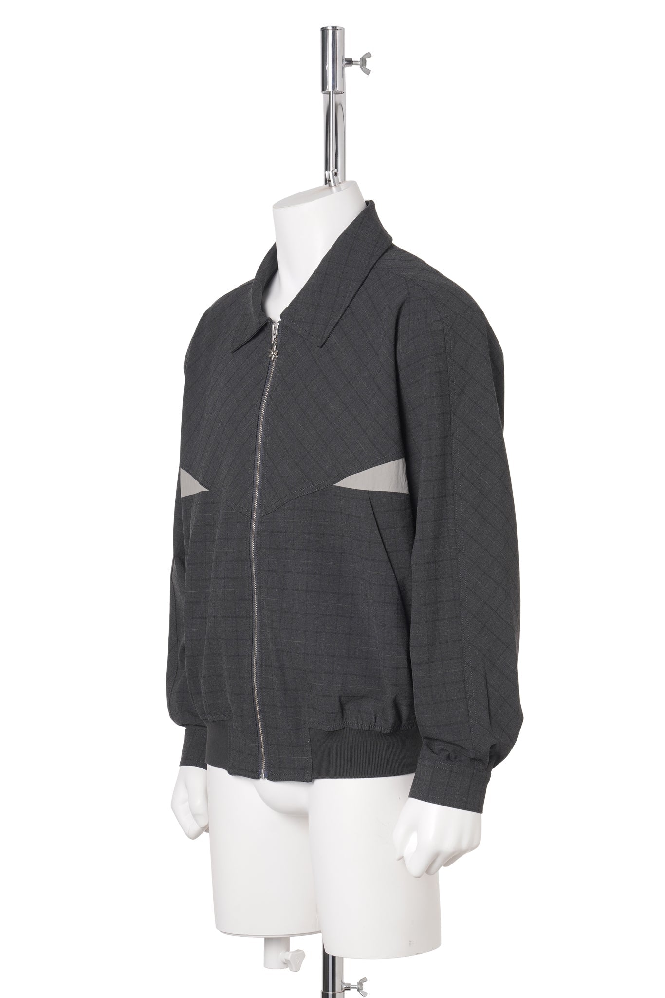 MATTER CLARK COLLARED JACKET / GREY CHECK