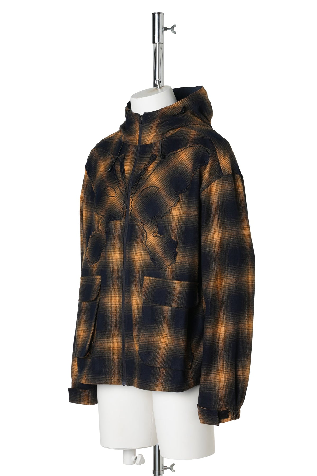 SOUTH COVE KOSMIC HOODED JACKET / CHECK