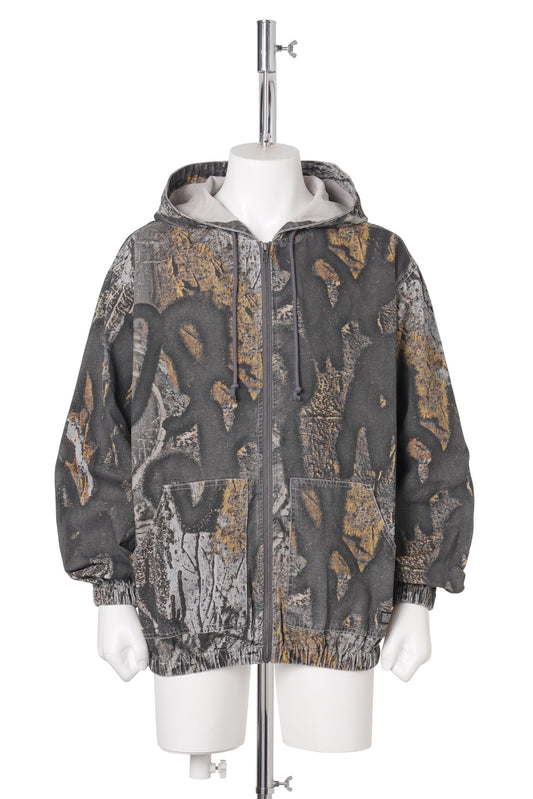 MURUS HOODED WORK JACKET / SHADOWS