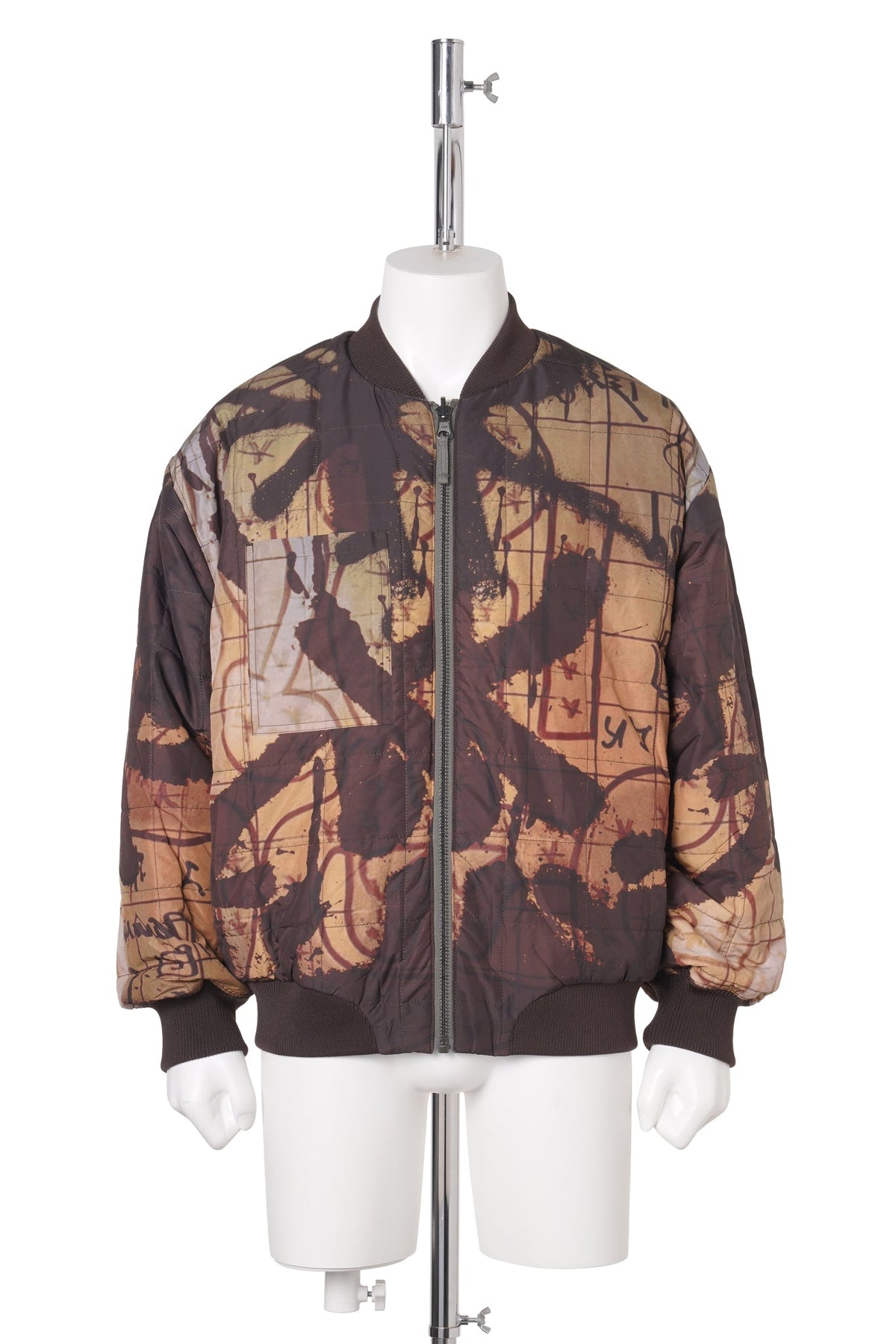 ADORNED REVERSIBLE BOMBER JACKET / DRABS