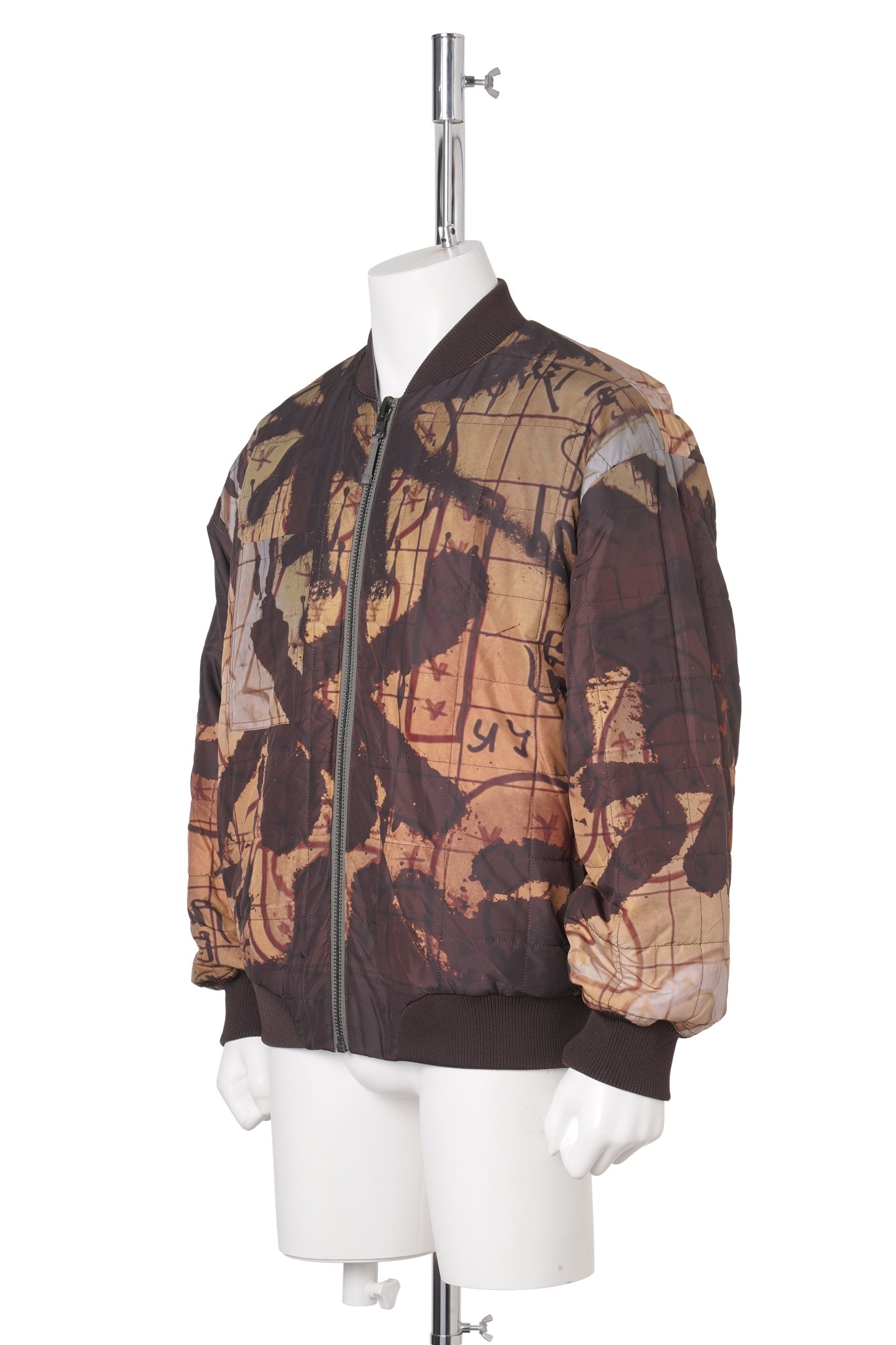 ADORNED REVERSIBLE BOMBER JACKET / DRABS