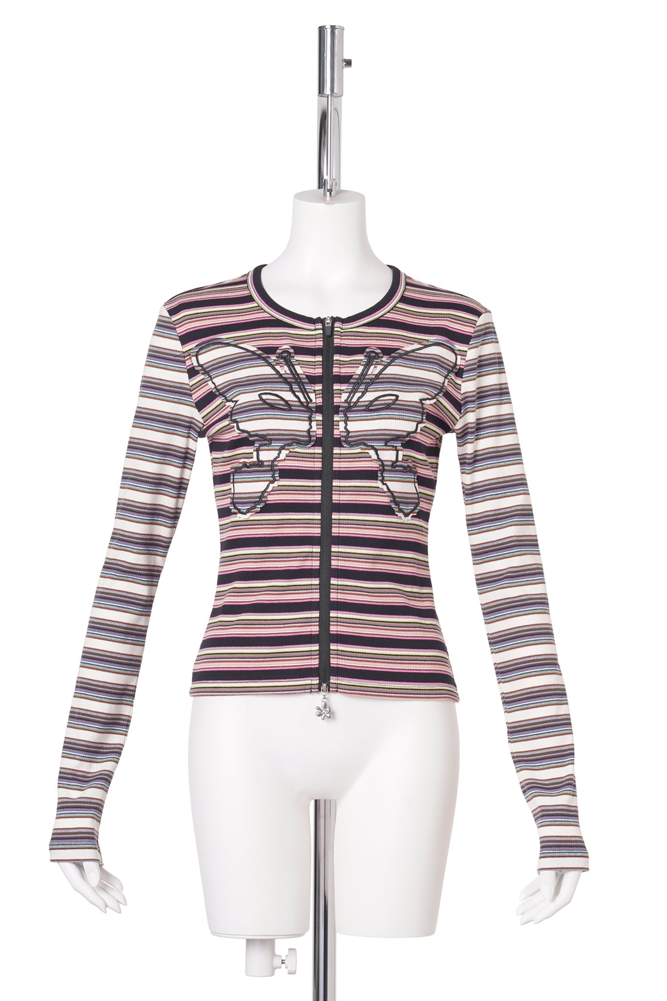 LINE WALK STRIPED CARDIGAN / ALL SORTS STRIPE