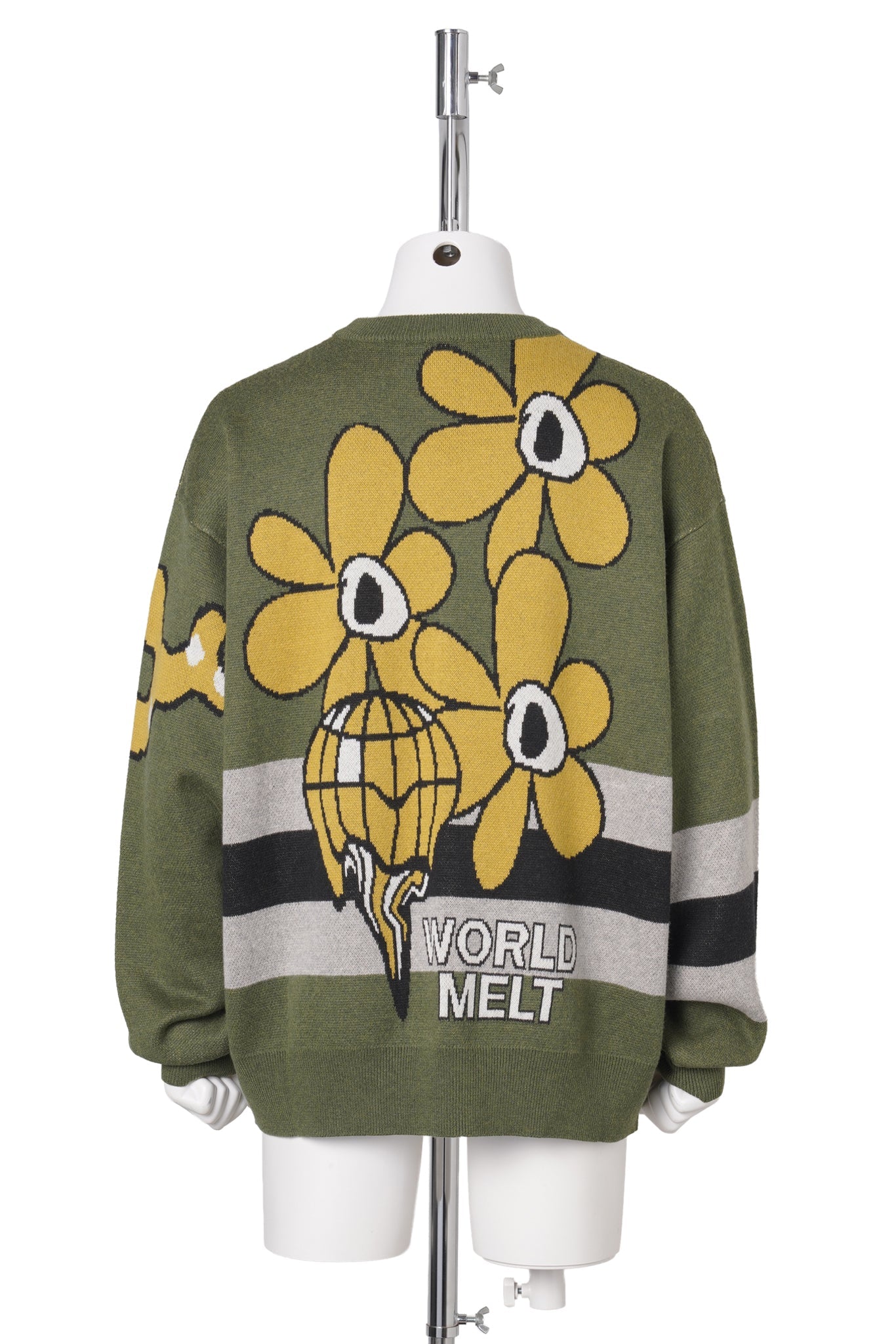 WORLD MELT KNIT CREWNECK / MULTI